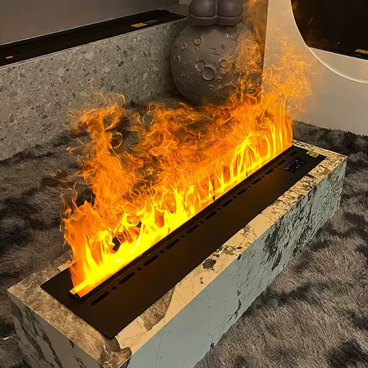 30" Luxury Smart Electric Water Vapor Fireplace