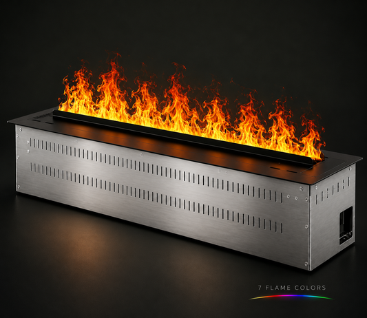 30" Luxury Smart Electric Water Vapor Fireplace