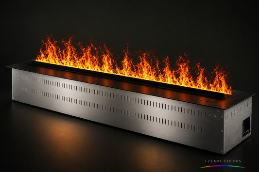 78" Luxury Smart Electric Water Vapor Fireplace